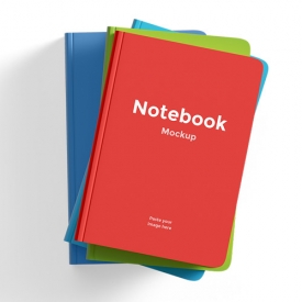 Red small manual book